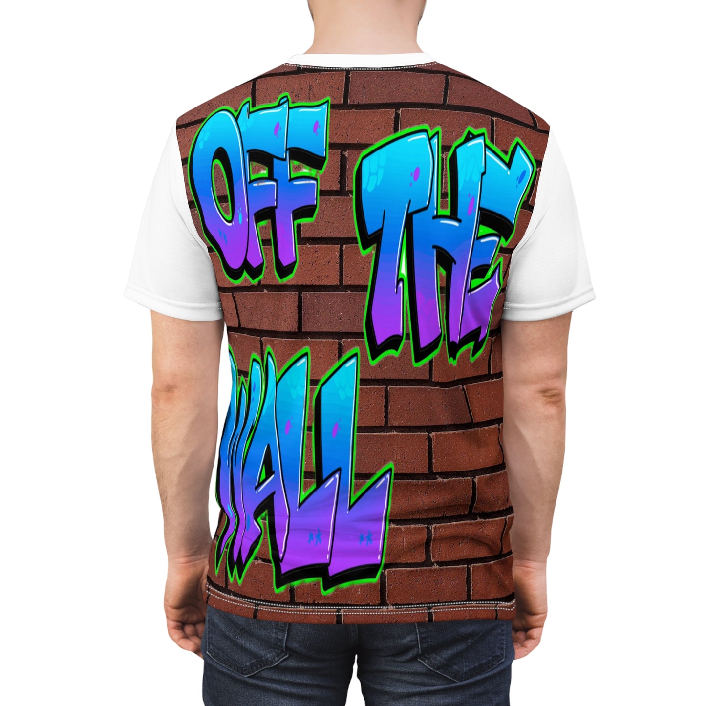 Rich Diligence OFF THE WALL Unisex AOP Cut & Sew Tee