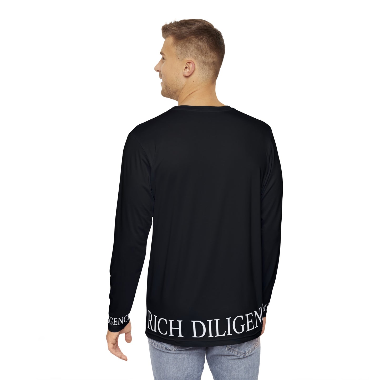 Rich Diligence Men's Long Sleeve Shirt (AOP)