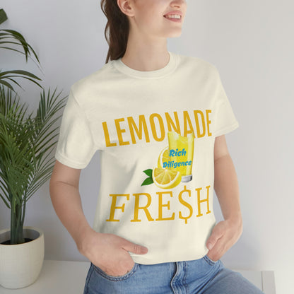 Rich Diligence LEMONADE FRE$H Unisex Jersey Short Sleeve Tee