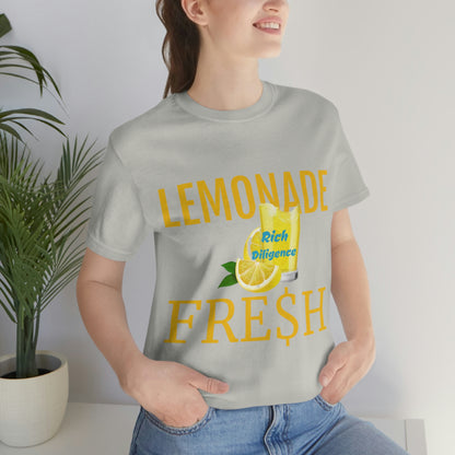 Rich Diligence LEMONADE FRE$H Unisex Jersey Short Sleeve Tee