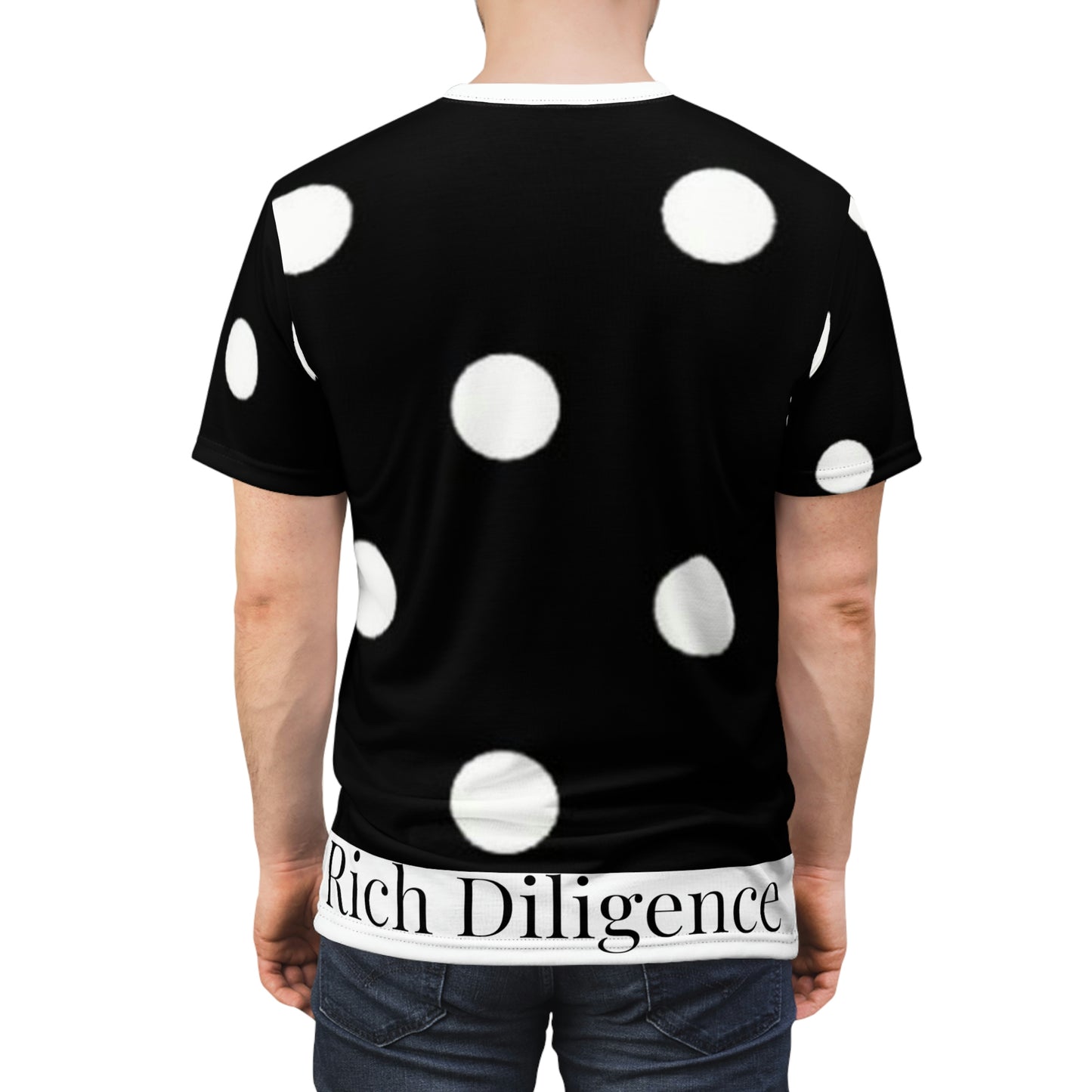 Rich Diligence unisex AOP Cut & Sew Tee