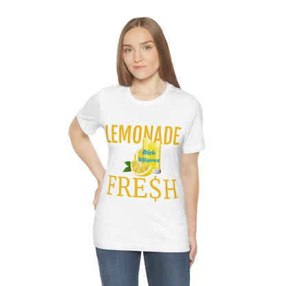 Rich Diligence LEMONADE FRE$H Unisex Jersey Short Sleeve Tee