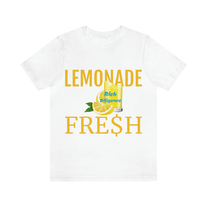 Rich Diligence LEMONADE FRE$H Unisex Jersey Short Sleeve Tee